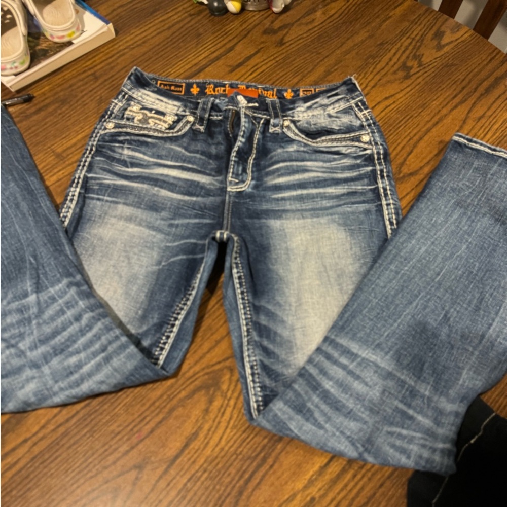Rock Revival Blue Denim Jeans